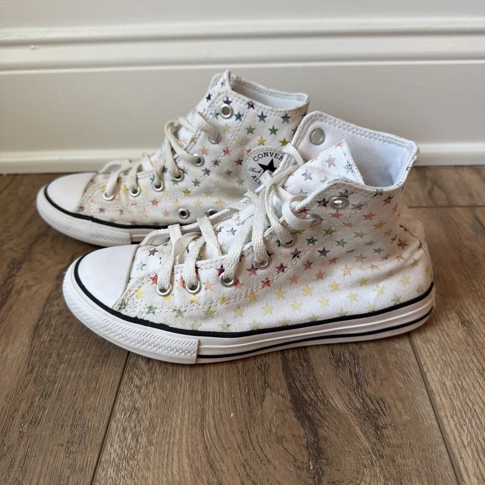 Converse Kids All Star Chuck Taylor High Top Size 3 Multicolor Lace Up